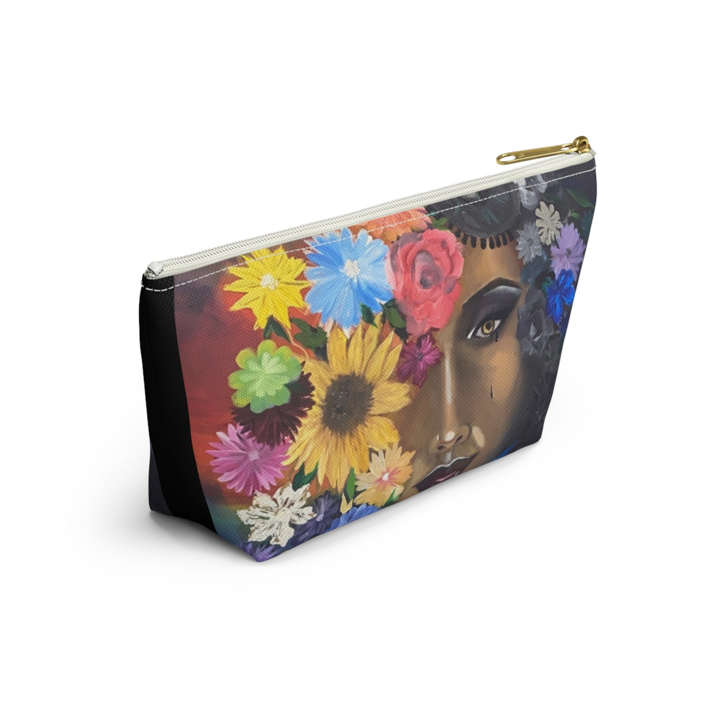 Floral Art Makeup Bag