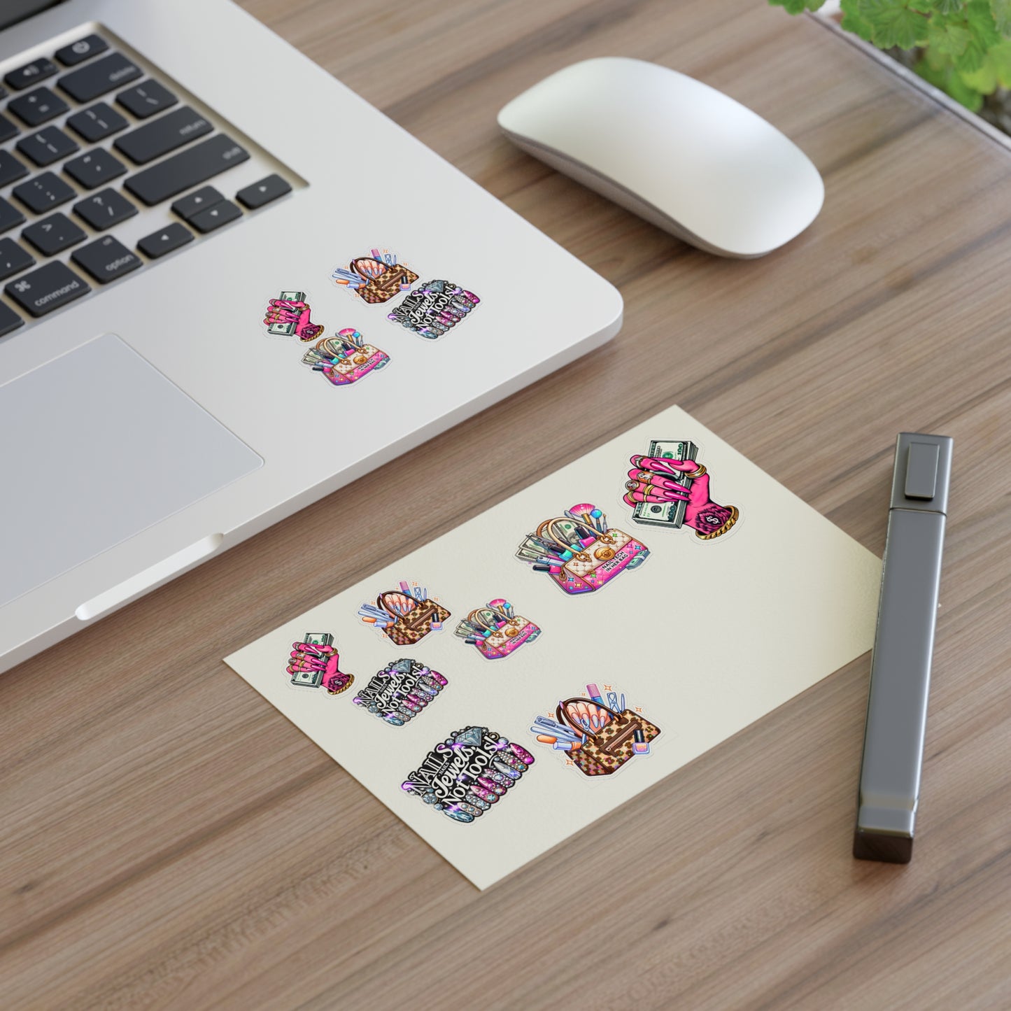 Holographic Nail Tech Sticker Sheets