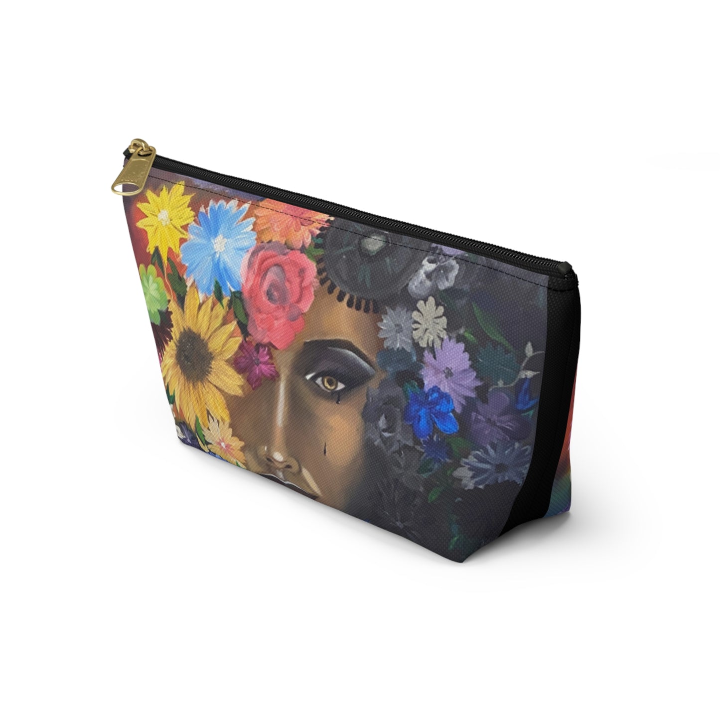 Floral Art Makeup Bag
