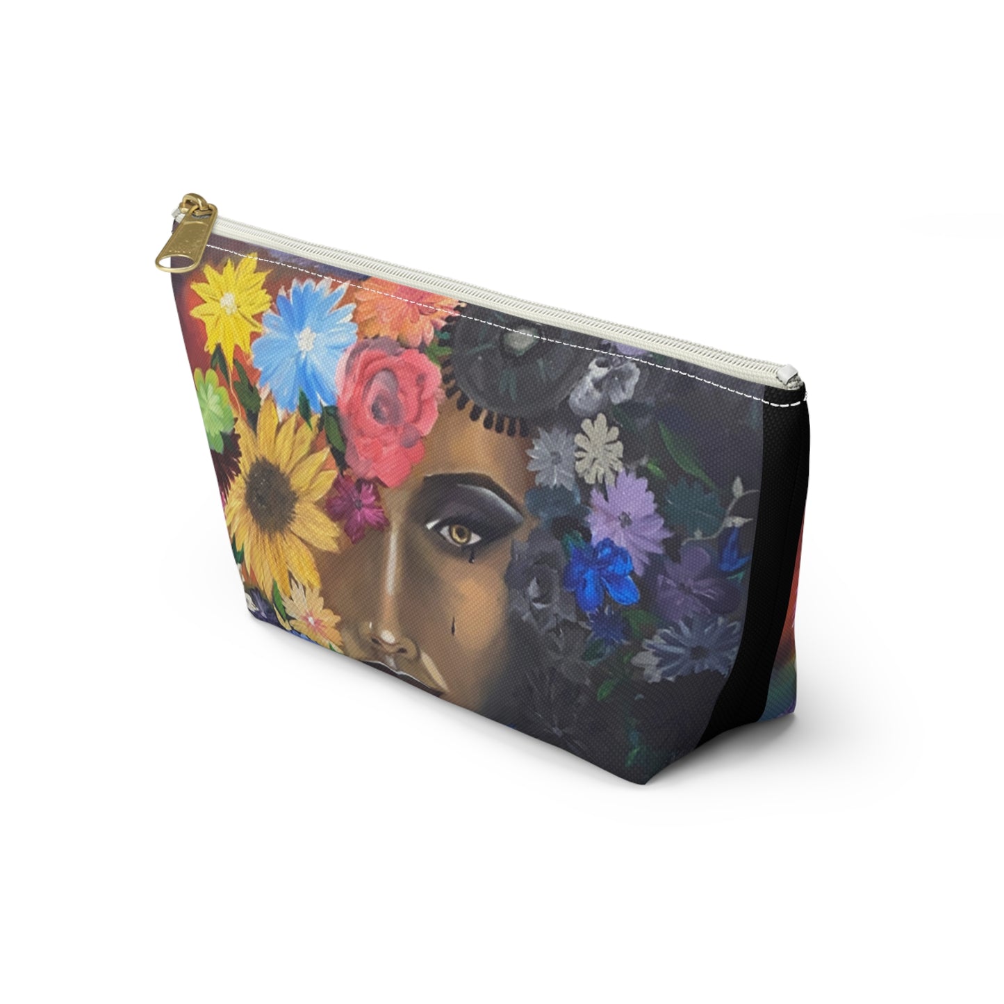 Floral Art Makeup Bag