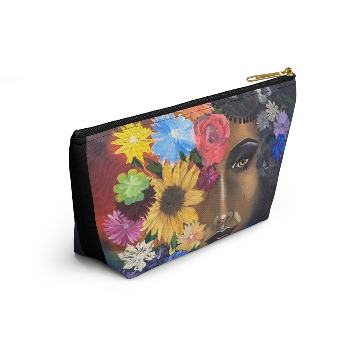 Floral Art Makeup Bag