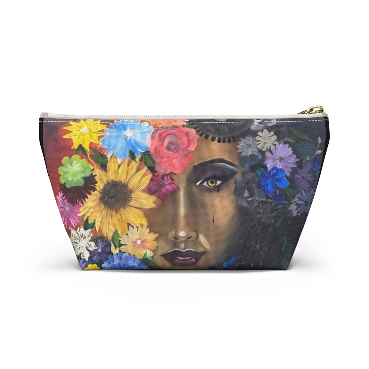 Floral Art Makeup Bag