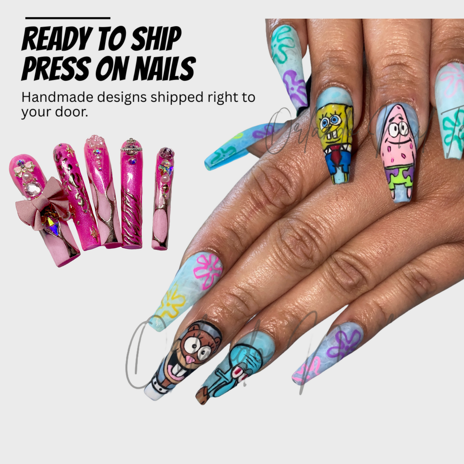 Ready to Ship Press On Nails