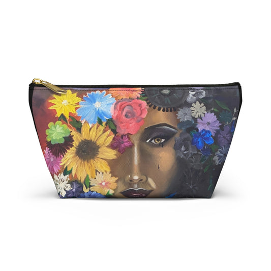 Floral Art Makeup Bag
