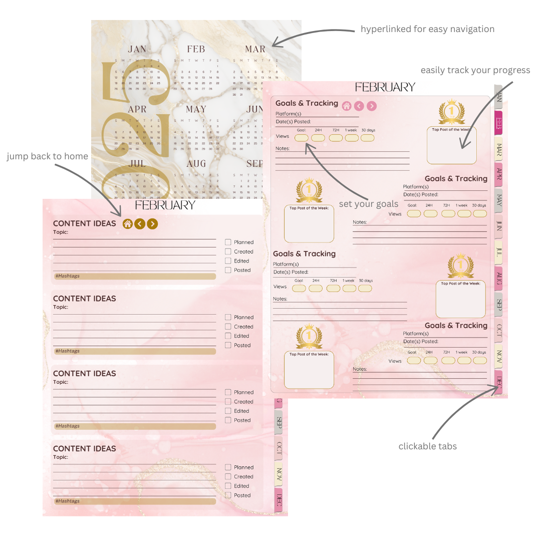 2025 Content Creator Planner (digital)