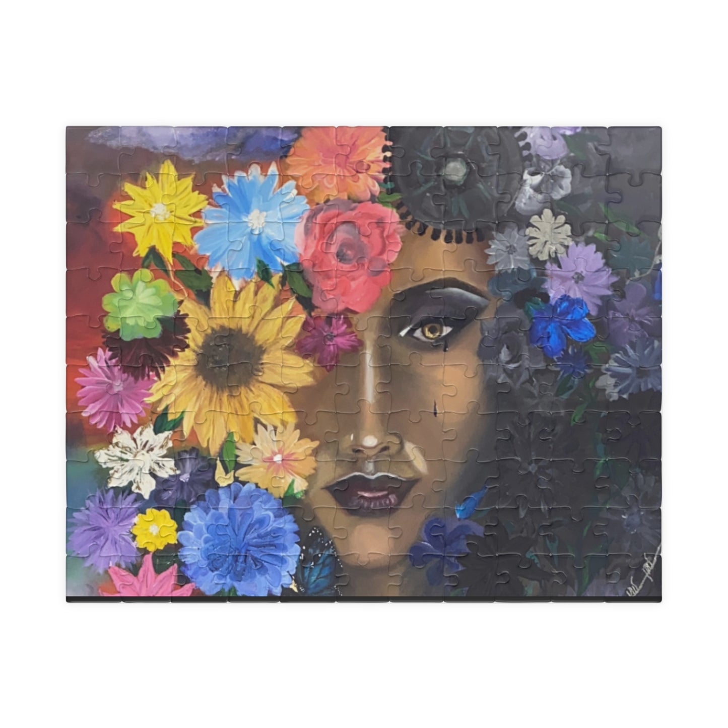 Floral Art Puzzle: 110, 252, 520, 1014-piece, Nature Lovers Gift, Home Decor Activity, Unique Present for Friends, Mindful Hobby