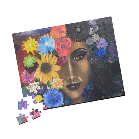 Floral Art Puzzle: 110, 252, 520, 1014-piece, Nature Lovers Gift, Home Decor Activity, Unique Present for Friends, Mindful Hobby